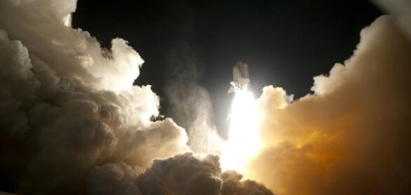 Rakete als Sinnbild von hoher Belastung